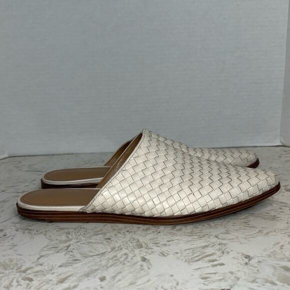 MARC FISHER LTD Garren Pointed Toe Mule Ivory Leather - Picture 3 of 15